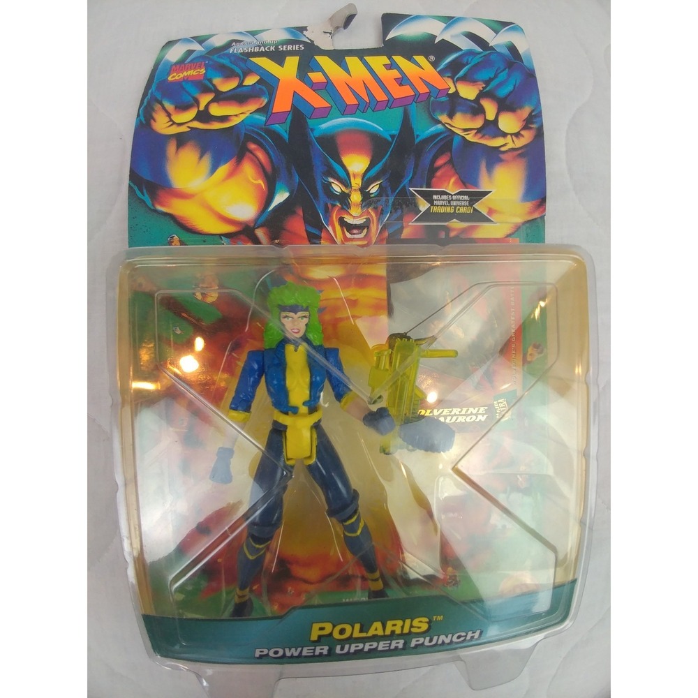 X-Men Polaris Power Upper Punch Marvel Action Figure Toy Biz 1996